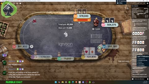 Daily Live Tournament Poker 2/26/25 Stream