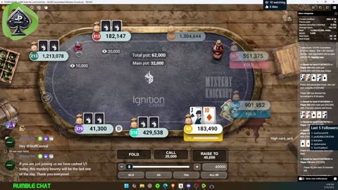 Daily Live Tournament Poker 2/26/25 Stream