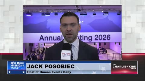 Jack Posobiec Joins the Charlie Kirk Show Live From Davos: He Shares What's Happening on the Ground