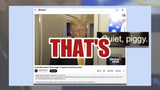 Fact Check: President Trump DID Tell Female Reporter 'Quiet, Piggy' When Asked About Epstein Files