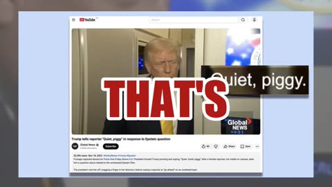 Fact Check: President Trump DID Tell Female Reporter 'Quiet, Piggy' When Asked About Epstein Files