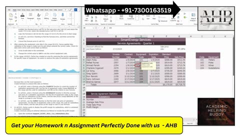 Excel Module 11 SAM Project 1a Tutorial - SmartEnergy Services (Illustrated Excel 365/2021) Cengage