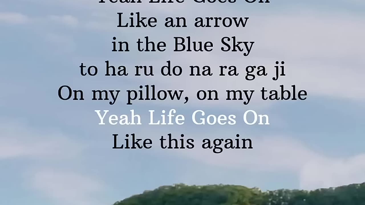 _Life Goes On_-BTS Lyrics _bts _lifegoeson _shorts(720P_HD)