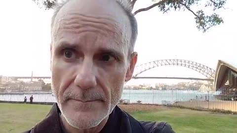 Thoughts on mystical pyramids being exposed and inverted from near Sydney Opera House