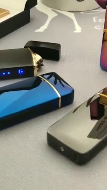 USB Lighter LED Power Display Touch Sensor Lighters