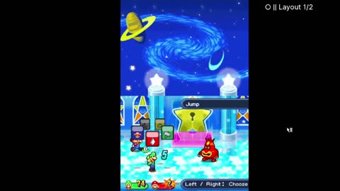 Mario & Luigi Partners in Time day 16 Star Shrine.