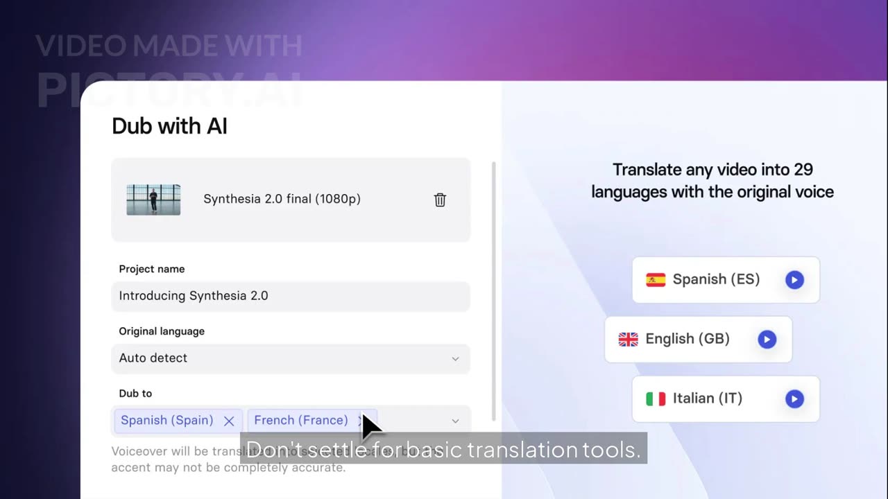 AI Video Dubbing | Translate Videos into 130+ Languages with Perfect Lip-Sync