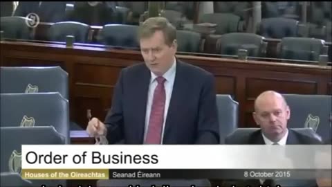 Senator Paschal Mooney w irlandzkim parlamencie o szczepieniach przeciw HPV (Irlandia – 2015 rok)