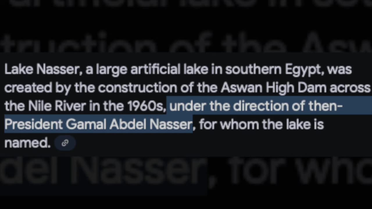 Dams Destroyed Egypt