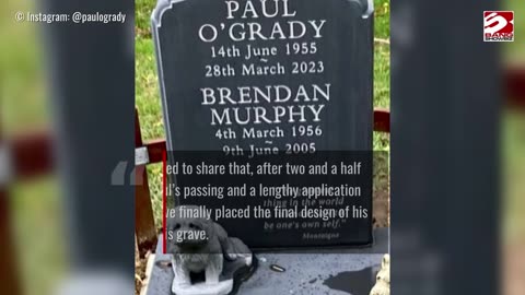 Paul O'Grady's grave has a headstone - two and a half years after he passed away