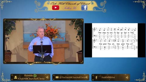 Oak Hill Church of Christ Worship Stream Live!