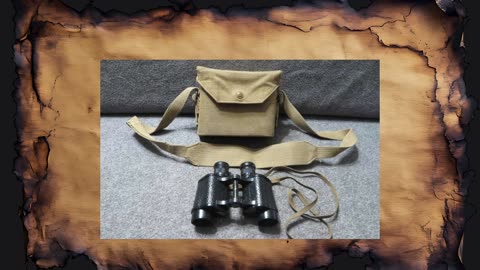 🔭 WWII British No. 2 Mk II Military Binoculars – 1942