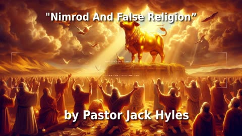 🔥️ Pastor Jack Hyles Sermon "Nimrod And False Religion” 🌚️🗿️