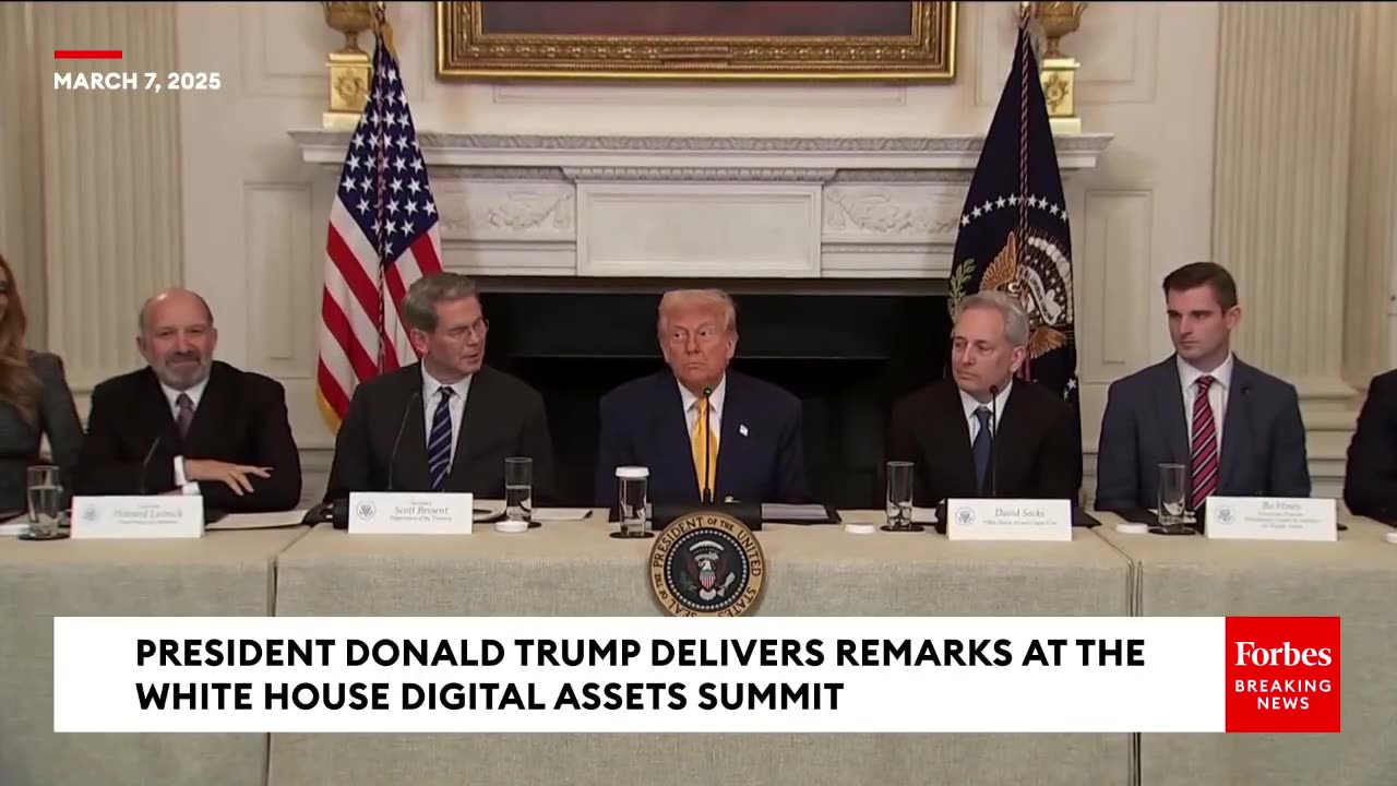 BREAKING NEWS: President Trump Delivers Remarks At White House Digital Assets Summit