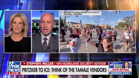 Stephen Miller⚡This fool, Gov Pritzker, uses the term 'invasion force' to describe ICE❓