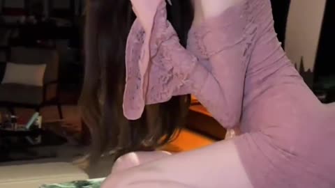 Gorgeous Nude Pink Dress Seductive Photo Pose | Daily Beauty EP 790