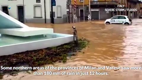 L'Italie n'a jamais connu une telle inondation et la voici à nouveau