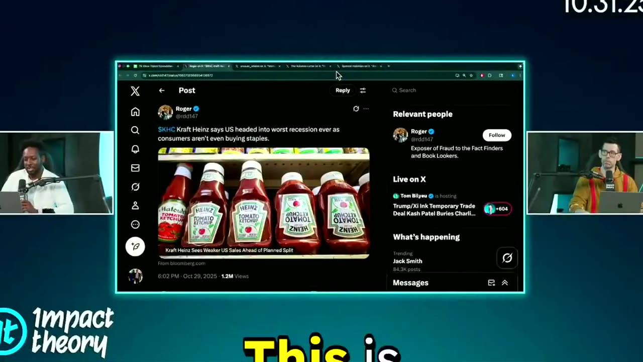 Chipotle & Heinz Spark Recession Talk - Tom Bilyeu #recession