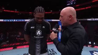 I Love You Joe Rogan! _ Mansur Abdul-Malik Octagon Interview _ UFC 323