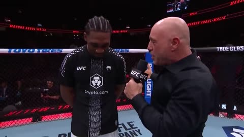 I Love You Joe Rogan! _ Mansur Abdul-Malik Octagon Interview _ UFC 323