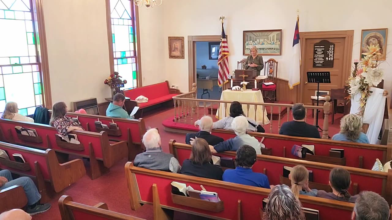 Vernon Chapel Communion Sunday Service (Acts Ch.5:1-4 Unmasked) led by Brenda Lewis 11/2/2025