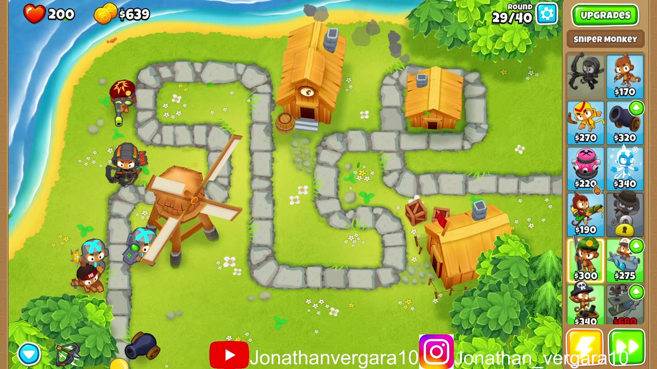 bloons tower defense gameplay