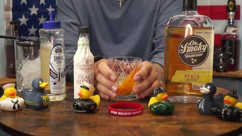 PVT Henry Bordner - Ole Smoky Peach Whiskey Old Fashioned