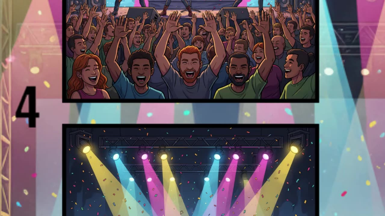 Live Music Concert 🎵🎤 | Can You Spot the Differences? 👀✨
