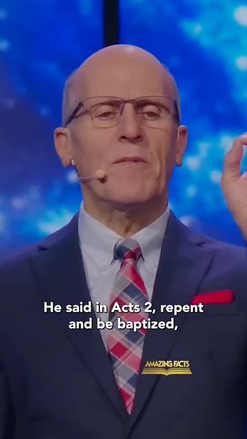 When we Repent and are Baptized God forgives and gives us the Holy Spirit @AmazingFacts ​