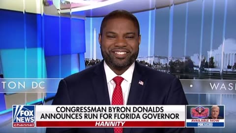 Rep. Byron Donalds Announces 2026 Florida Governor Bid After Trump Endorsement