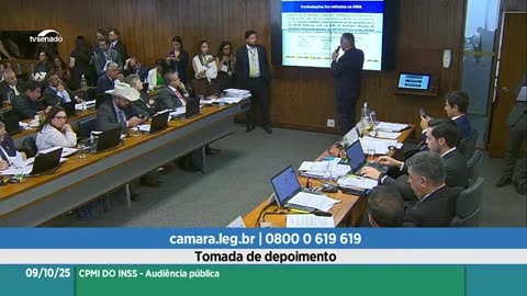 Presidente do Sindicato dos Aposentados fala à CPMI do INSS (Parte 1) - 09-10-2025