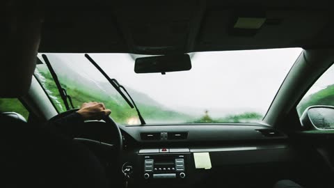Going for A Drive in the Rain. Relaxing Sounds. Drift into your own happiness.