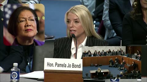 Pam Bondi calls out Dem Senator Mazie Hirono to her face in a fiery exchange