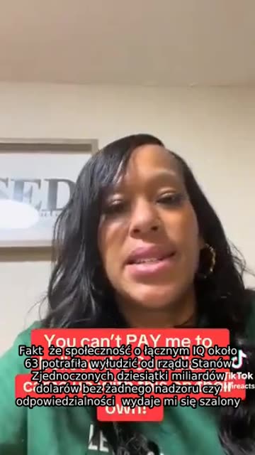 „Na co płacimy podatki? Gwarantuję wam, że 90% naszego długu to oszustwo. To wzbogaca innych, a my jesteśmy dosłownie portfelem i niewolnikami pieprzonego świata.