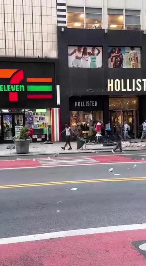 Black destroying city