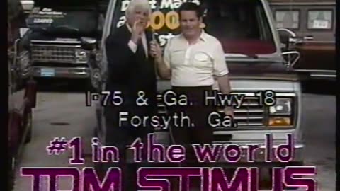Tom Stimus Conversion Van Commercial from 1983 with "The American Dream" Dusty Rhodes