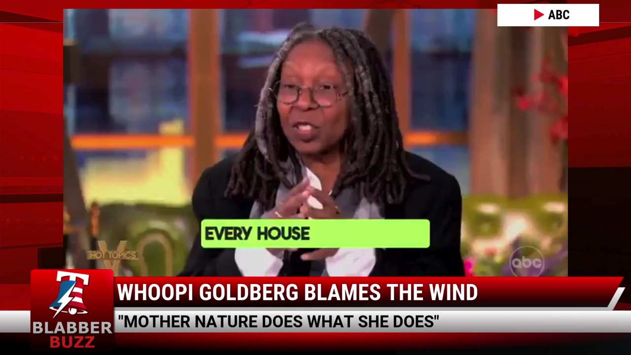 Whoopi Goldberg Blames The Wind