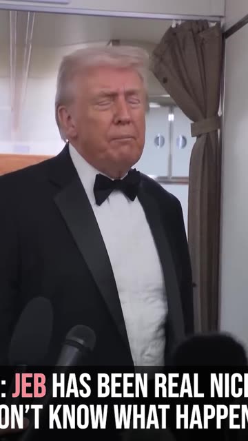 Trump: Jeb Bush Has Been Real Nice to Me, "I Don't Know What Happened"