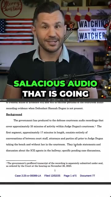 Judge Dugan - Requested Audio Tapes