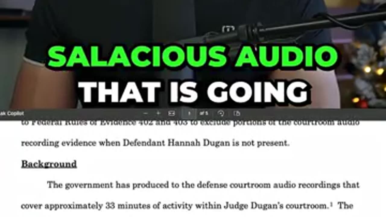 Judge Dugan - Requested Audio Tapes