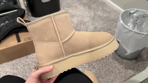 Watch Honest Review of Suede Platform Mini Boots on Amazon.