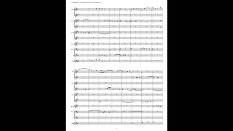 J.S. Bach - Well-Tempered Clavier: Part 1 - Fugue 04 (Woodwind Choir)