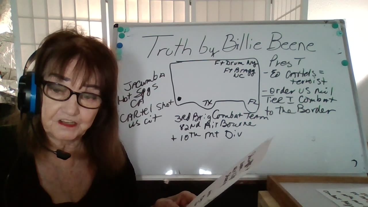 012425 7P(TX) TRUTH BY BILLIE BEENE "FLASH" PRES T ORDERS US COMBAT TROOPS TO THE US/MX BORDER!