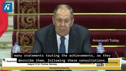Lavrov–Egypt Talks: Gaza, Ukraine, Africa & Nuclear Projects | Cairo | Amaravati Today
