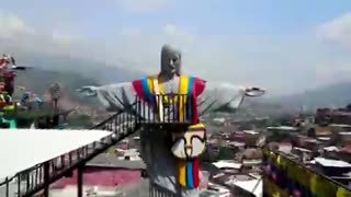 Medellín, Colombia, introduced a 3D-printed sculpture of Christ, from Christ the Redeemer statue