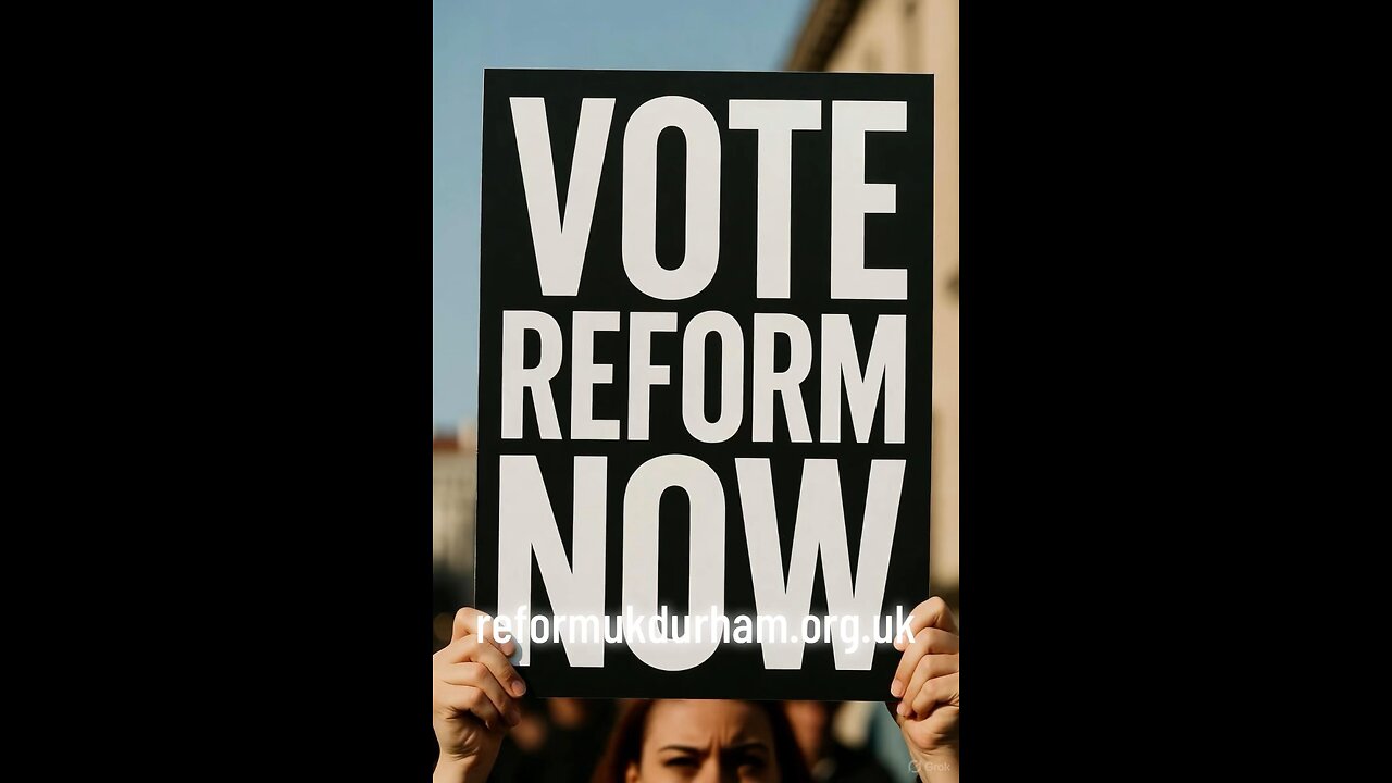 "Every vote matters, every voice counts! 🗳️✨ Let’s pave the way for a brighter future with reform uk