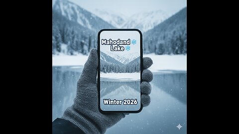 Mahodand Lake Barf Mein Lapta | Winter 2026 | Swat Valley, Pakistan