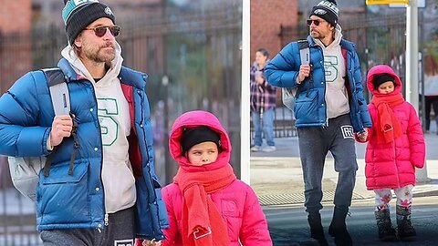 Bradley Cooper & Lea Enjoy NYC Day After Eagles Win