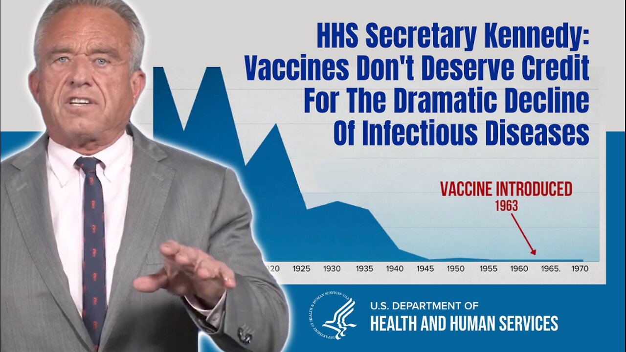 HHS Secretary Kennedy: Vaccines Don't Deserve Credit For The Dramatic Decline Of Infectious Diseases