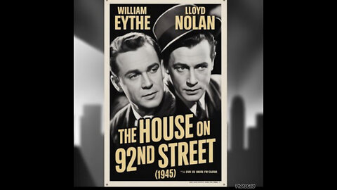 CS #305. The House on 92nd Street (1945) Lloyd Nolan,
